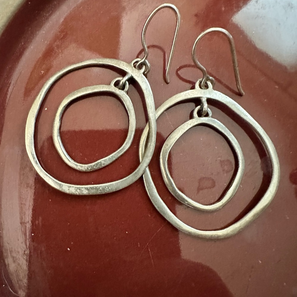 Silpada Double Circle Earrings